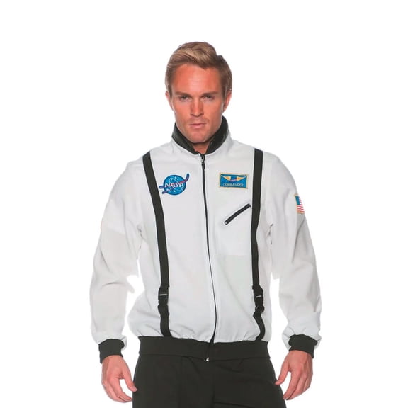 Underwraps Men's White Space Jacket Costume - X Large