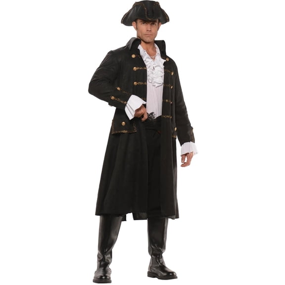 Underwraps Mens Pirate Captain Darkwater Costume - Size XX Large