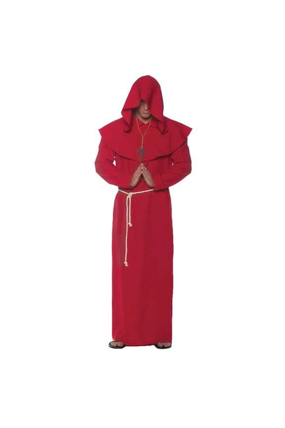 Men's Monk Robe - Red