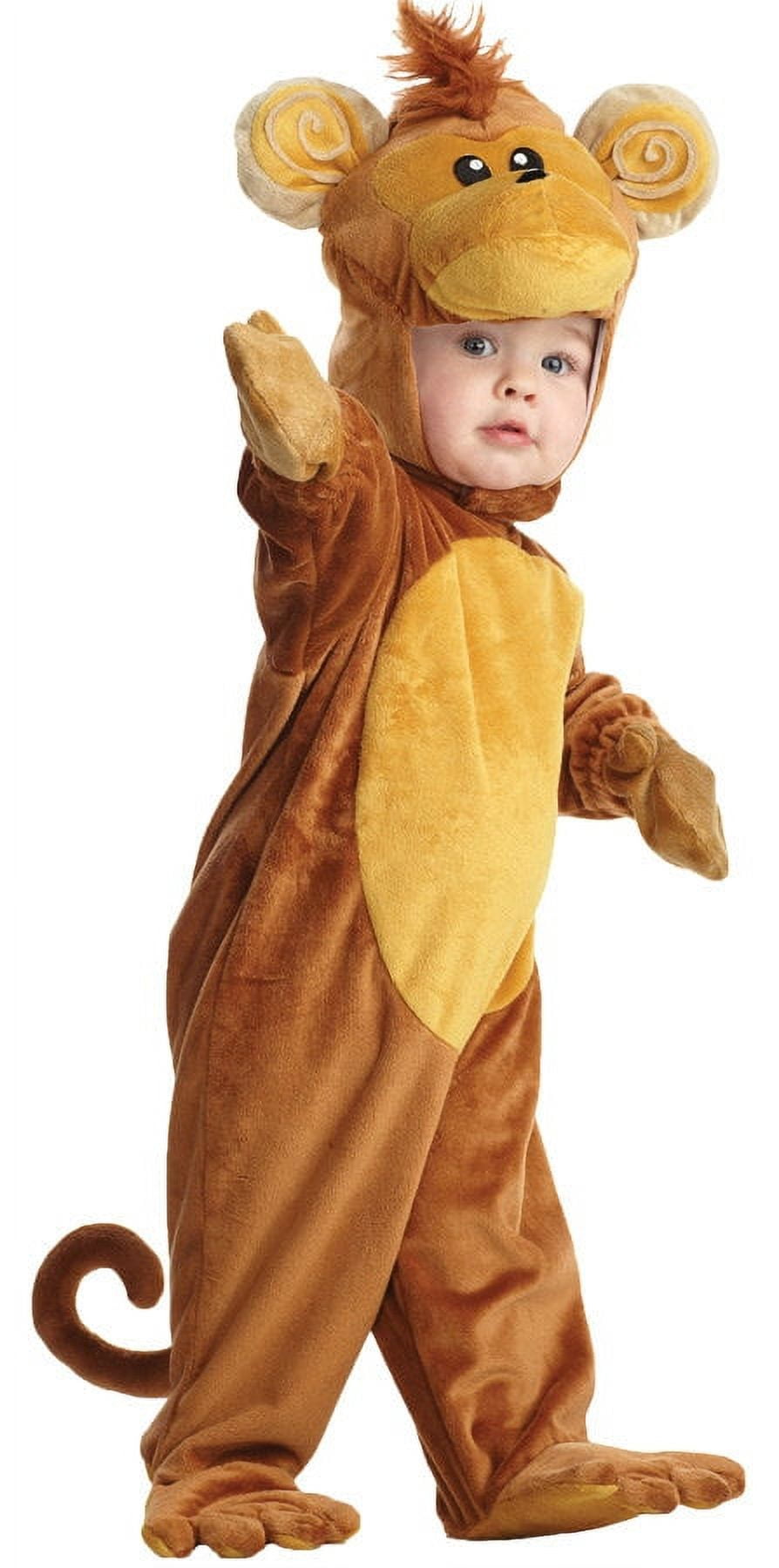 Underwraps Monkey Boy's Halloween Fancy-Dress Costume for Toddler, 18-24 Months