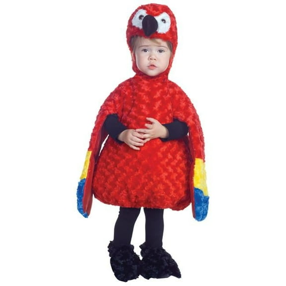 Underwraps Parrot Boy's Halloween Fancy-Dress Costume for Child, Toddler S(4-6)