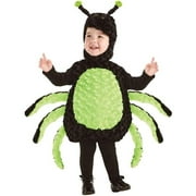 LIVING FICTION Underwraps Pirate Spider Girl's Halloween Fancy-Dress Costume for Toddler, 18-24 Months