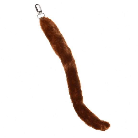 Underwraps Plush Brown Tail Accessory, Long Animal Tail Costume For Halloween Parties, Theater Stage Plays, Whimsical Dress Up Events One Size