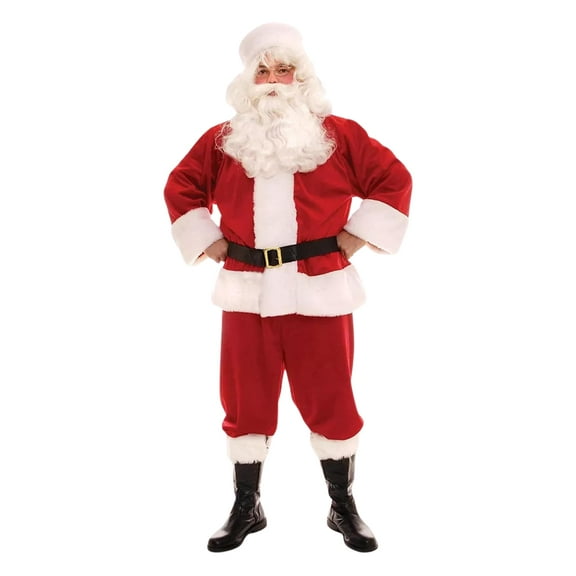 Underwraps Plush Santa Adult Costume | One Size Unisex