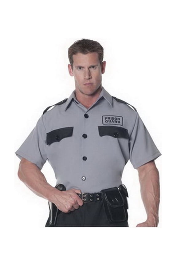 Prison Guard Shirt Costume Adult One Size Fits Most
