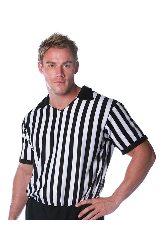 Referee Men's Costume Shirt: XXL Male