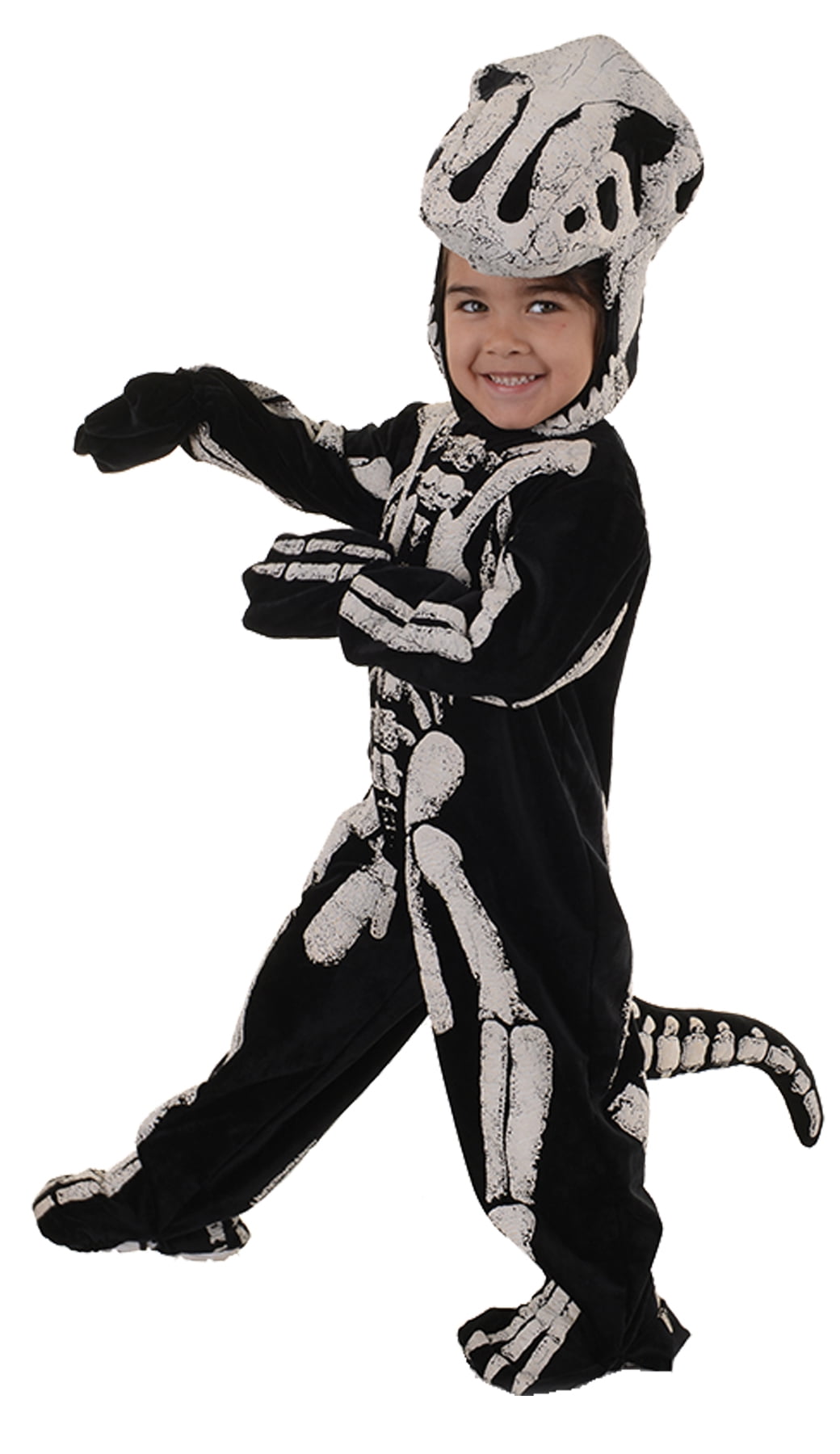 Underwraps T-Rex Fossil Boy's Halloween Fancy-Dress Costume for Child, XL (4-6)