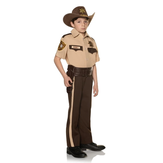 Underwraps The Walking Dead Rick Grimes Child Costume | L Male