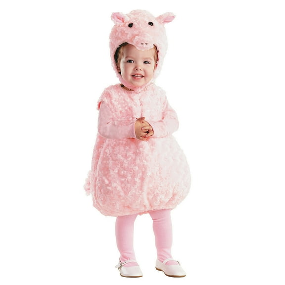Underwraps Belly Babies Pink Piglet Costume Child Toddler Large 2T-4T Unisex