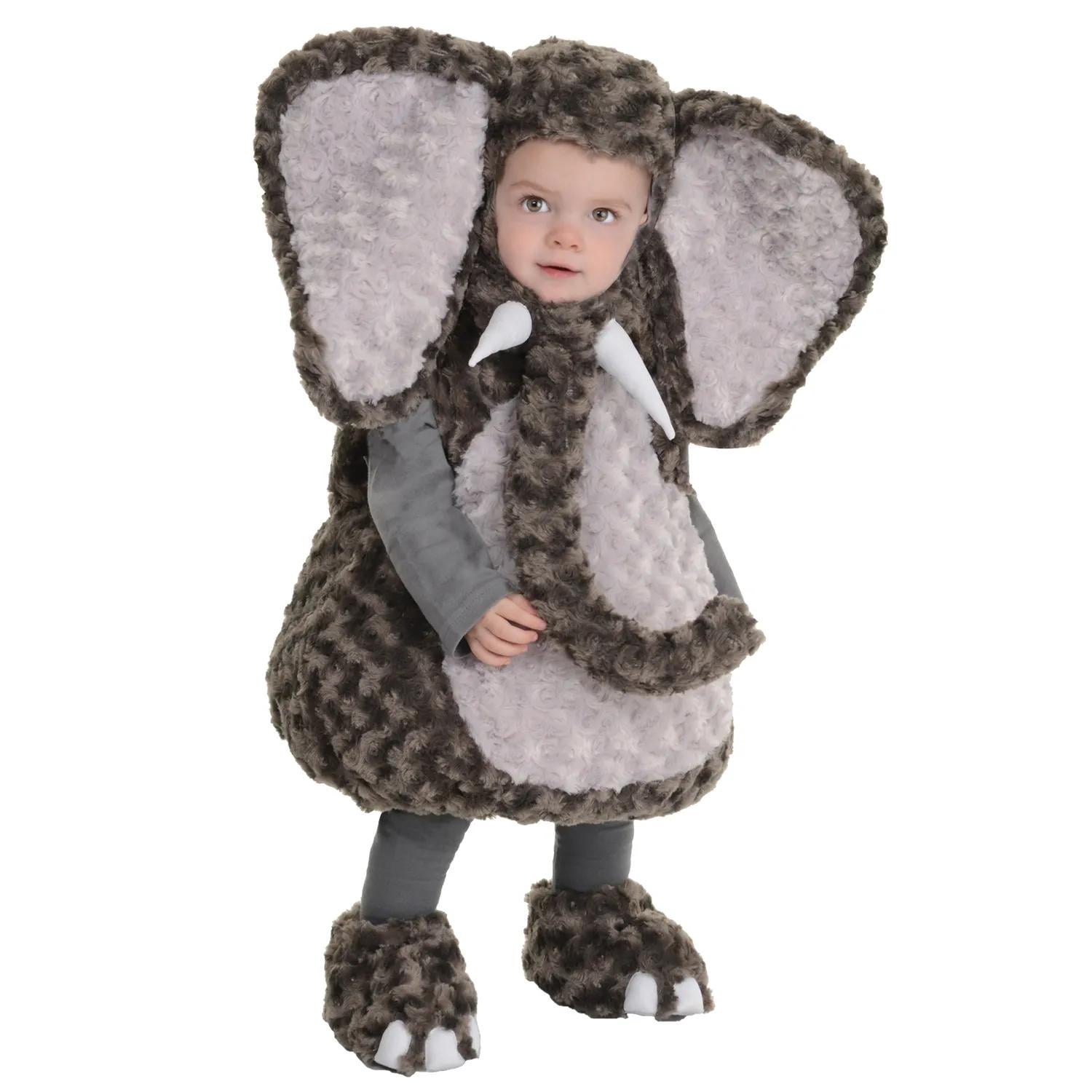 Underwraps Toddler Elephant Costume - Size 18-24 Months
