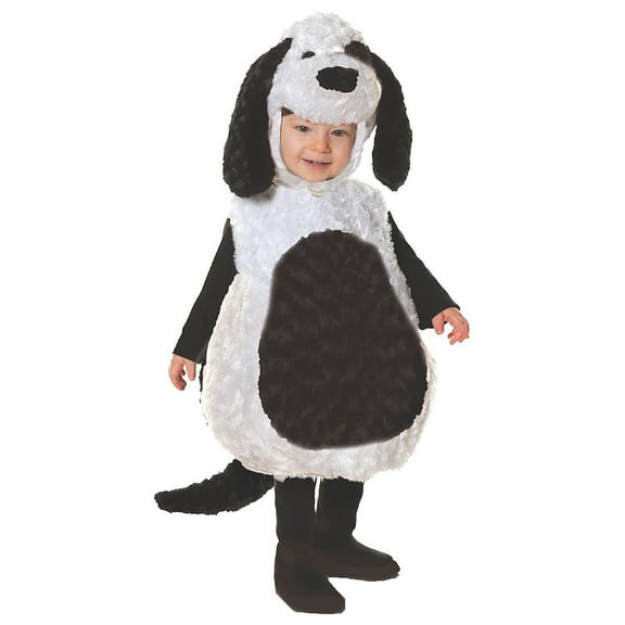 Underwraps Lil Pup Plush Belly Babies Toddler Costume | Large (2-4T) Unisex