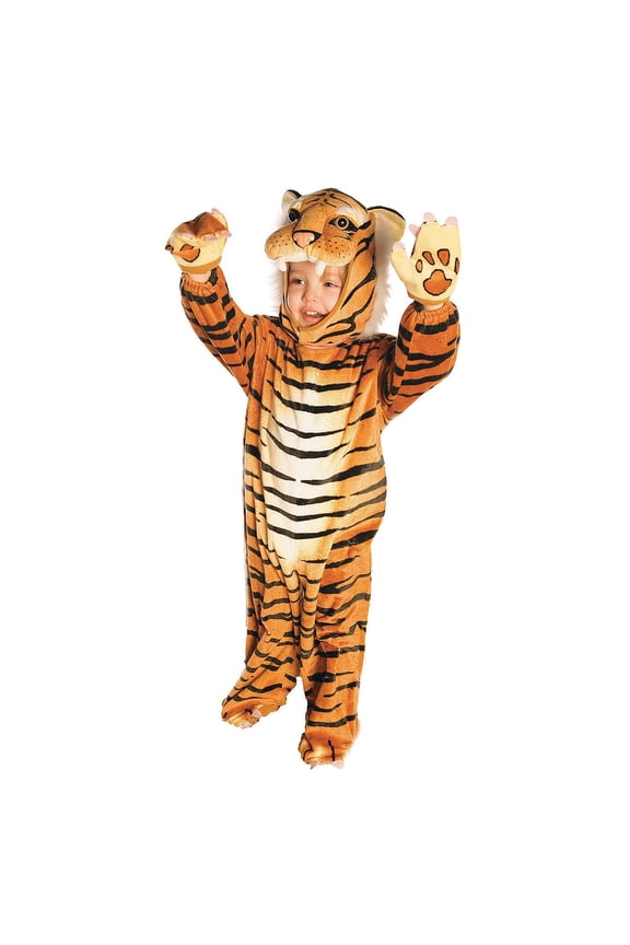 Toddler Plush Tiger Costume - Size 18-24 Months