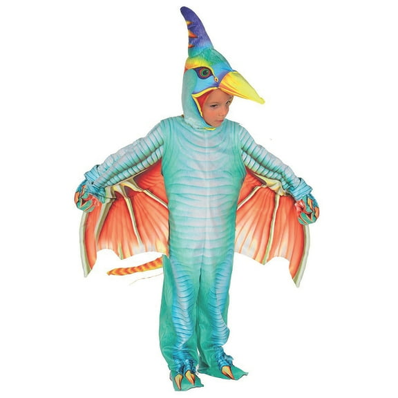Underwraps Light Blue Pterodactyl Printed Child Costume | Medium Unisex