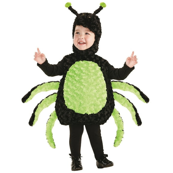 Underwraps Spider Halloween Fancy-Dress Costume for Toddler, 18-24 Months