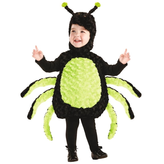 Underwraps Spider Halloween Fancy-Dress Costume for Toddler, 18-24 Months