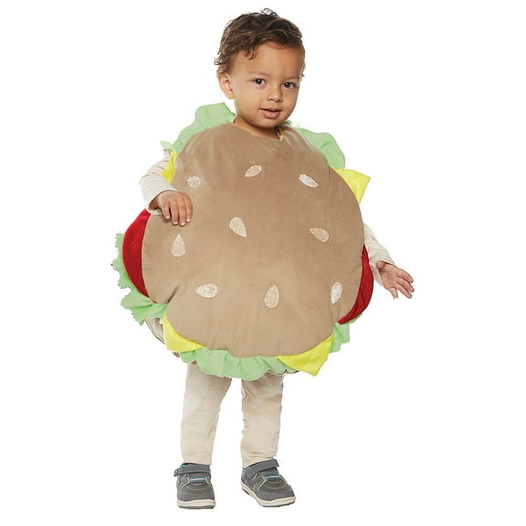 Underwraps Hamburger Toddler Costume Medium Unisex