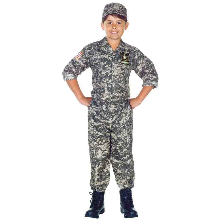 Camoflage Army Boy Costume Camoflage Army Boy Costume