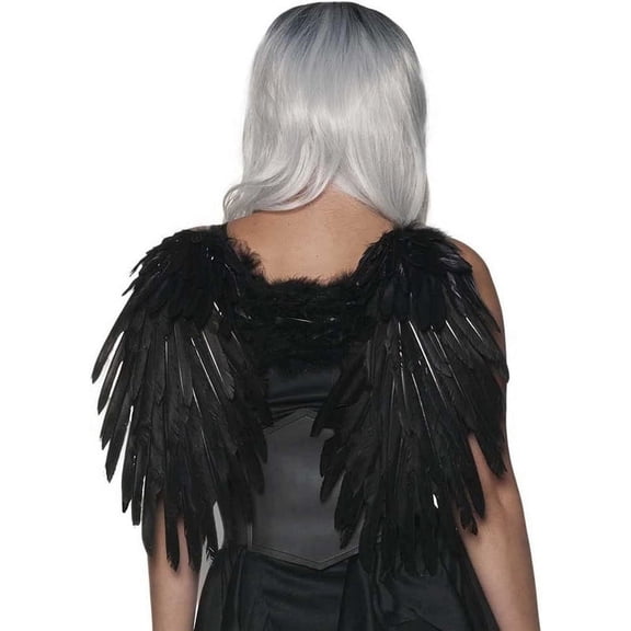 Underwraps UDW-30477OS-C Feather Wings One Size Adult Costume Accessory | Black