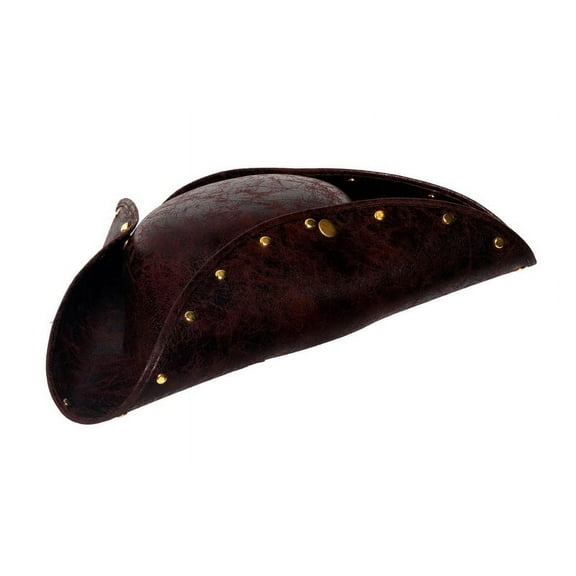 Underwraps UDW-30570OS-C Studded Tri-Corner Hat Adult Costume Accessory