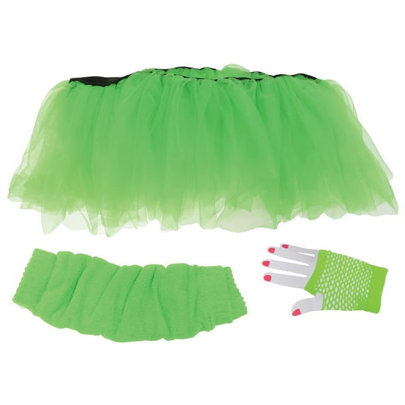 Underwraps UR28782OS Women's 80s Neon Tutu Costume Kit