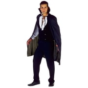 Underwraps UR29464 Men's Dracula Cape Black