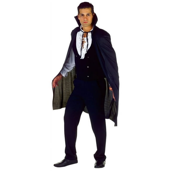 Underwraps UR29464 Men's Dracula Cape Black