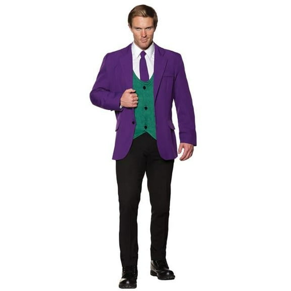 UNDERWRAPS Men's Purple Jacket and Vest Set Halloween Costume Cartoon Comic Villain