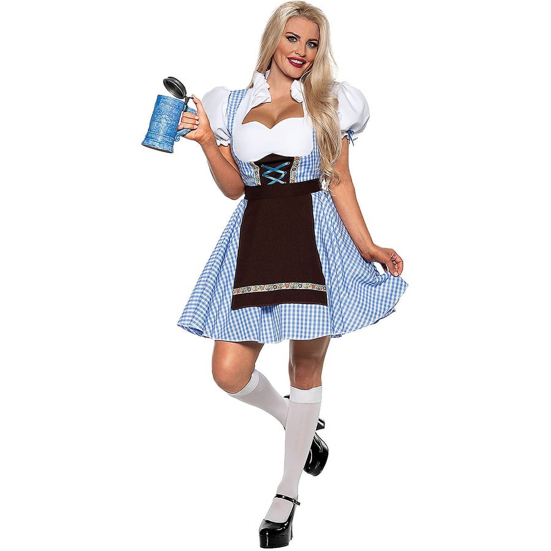Underwraps UR30533L Women Oktoberfest Beer Girl Adult Costume