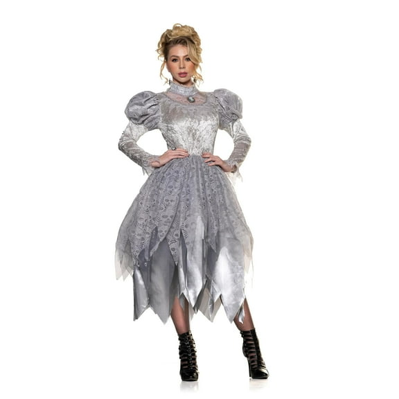 Underwraps Victorian Ghost Adult Costume Dress | MD Female
