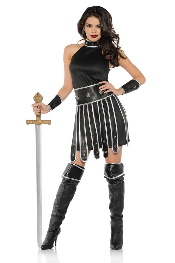 Women's Warrior Queen Colosseum Gladiator Crusader Costume Small 4-6