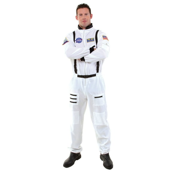 Underwraps White Astronaut Uniform Jumpsuit Costume Teen Teen 14-16 Unisex