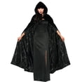 thumbnail image 1 of Underwraps Women's Deluxe Velvet Satin Cape Costume - One Size, 1 of 2