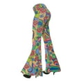 thumbnail image 1 of Morris Costumes Women's 70's Flower Bell Bottom Pants, 1 of 2