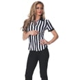 thumbnail image 1 of Underwraps Womens Fitted Referee Shirt Costume - Size Small, 1 of 2