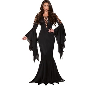 Underwraps Vamp Dress Adult Costume | Medium Female