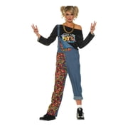 Underwraps Womens Word Up 1990s Overalls Costume - Size Large