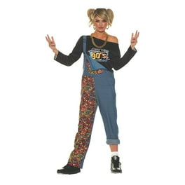 UnderWraps Women s All That 90s Fly Girl Costume Medium 8 10 Walmart