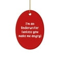 thumbnail image 1 of Underwriter Gifts for Men Women, I'm an Underwriter (Unless You), Useful Underwriter Oval Ornament, Christmas Ornament from Boss, , Thankful for Friends, Gifts from Loved Ones, Presents from Buddies,, 1 of 1