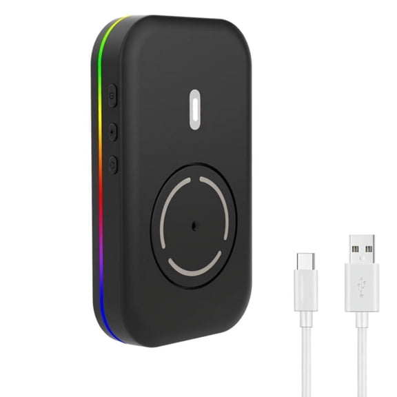 Undetectable Mouse Mover Jiggler ON/Off Switch Mouse Shaker Type-C Port Automatic Mouse Wiggler No Software/Driver-Free