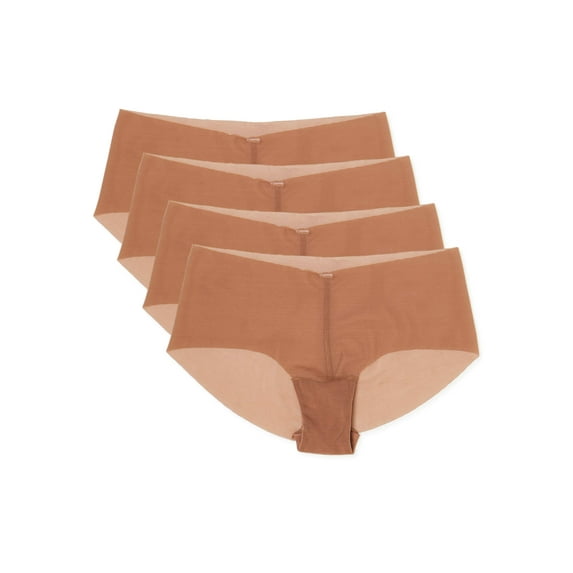 Undies.com Women's Sheer Hipster Panties, 4-Pack