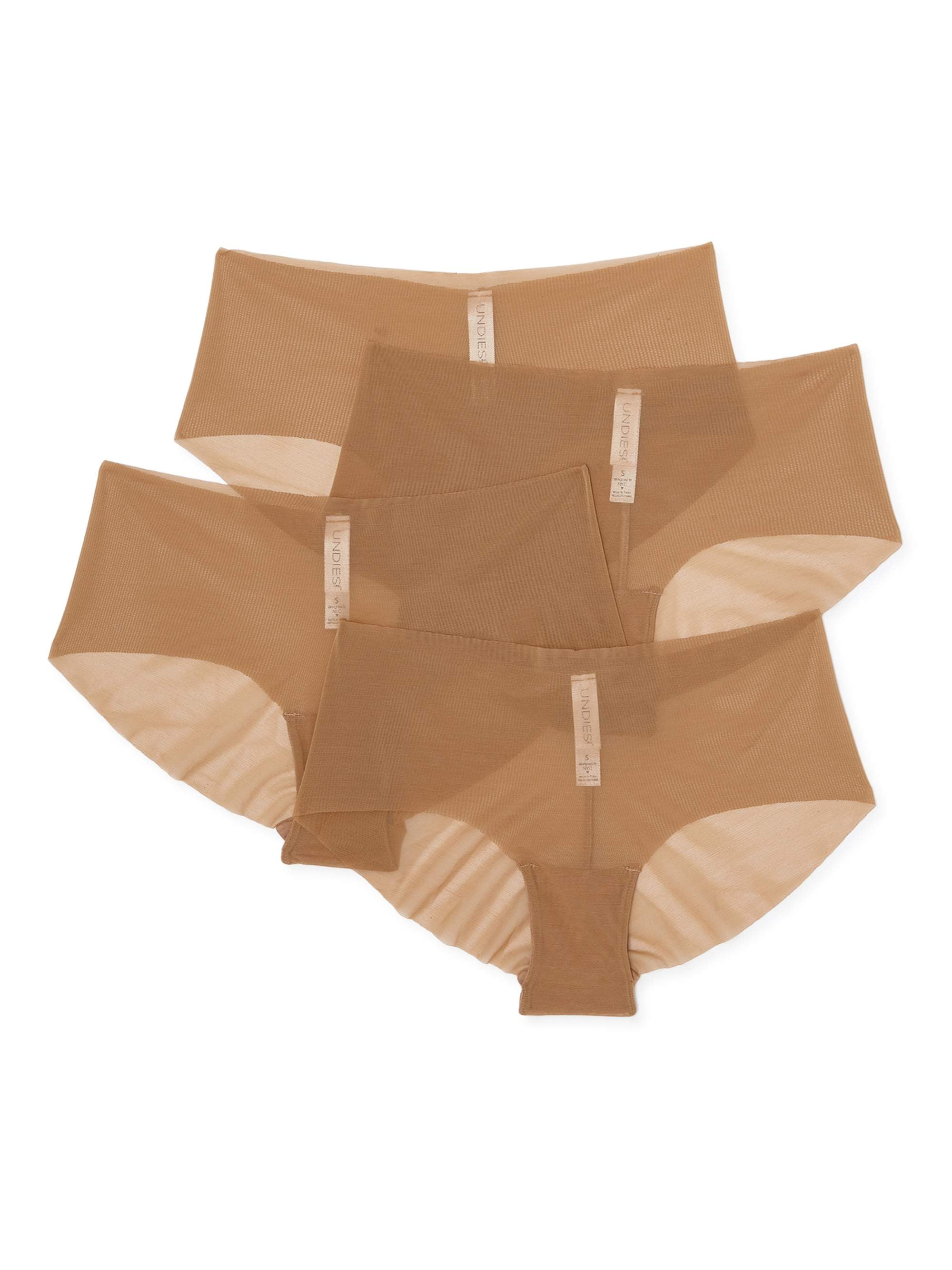 Women's Sheer Hipster Panties, 4Pack
