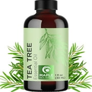 Pure Tea Tree Oil 4oz - Australian Tea Tree Essential Oil for Hair Nails and Skin- Aromatherapy Tea Tree Oil for Skin Dry Scalp Cleanser Nail Cleaner Plus Purifying Humidifier and Diffuser Oil