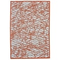thumbnail image 1 of Undira Bright Contempoirary Print, Bright Orange/Ivory, 2ft-2in x 4ft Accent Rug, 1 of 2