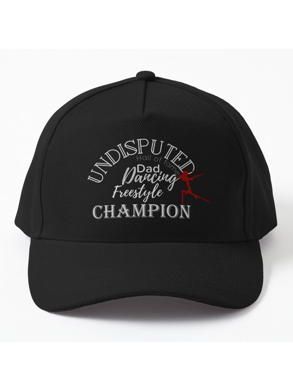 Undisputed Dad Dancing Hall of Fame Baseball Cap, Freestyle Champion Hat Style
