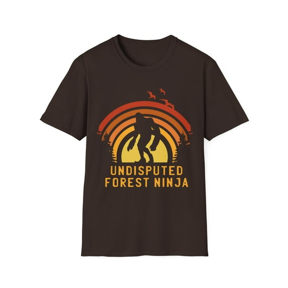 Undisputed Forest Ninja Sasquatch Humor Bigfoot Novelty Unisex T-Shirt
