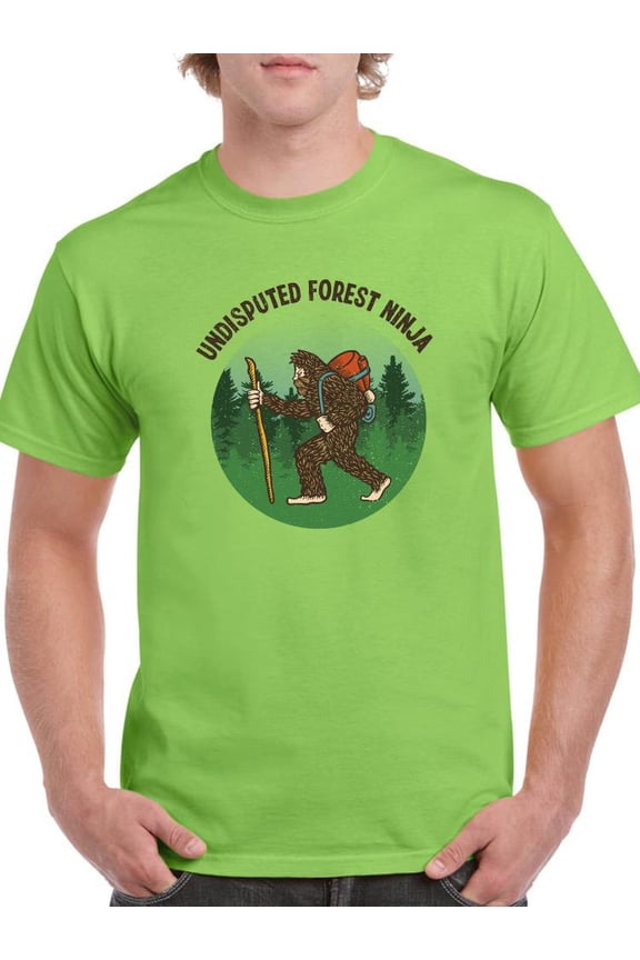 Undisputed Forest Ninja T-Shirt Men -Smartprints Designs, Male 4X-Large