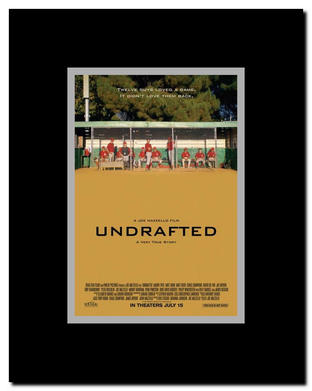 Undrafted Framed Movie Poster