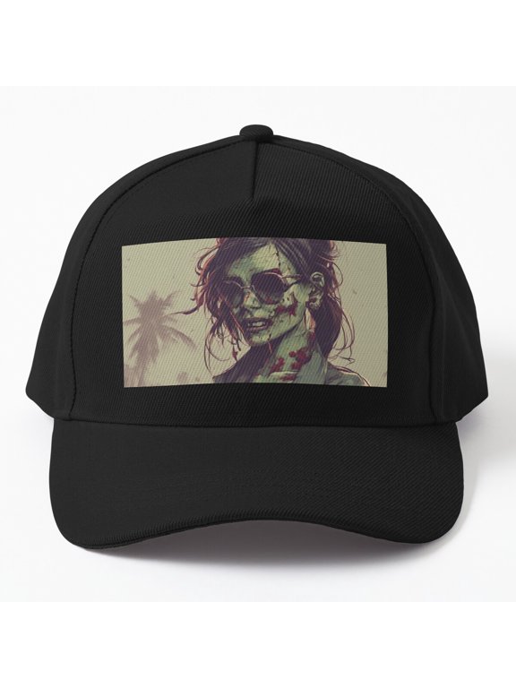 Undying Valkyrie Zombie Helicopter Pilot Baseball Cap, Vietnam War Hat Style