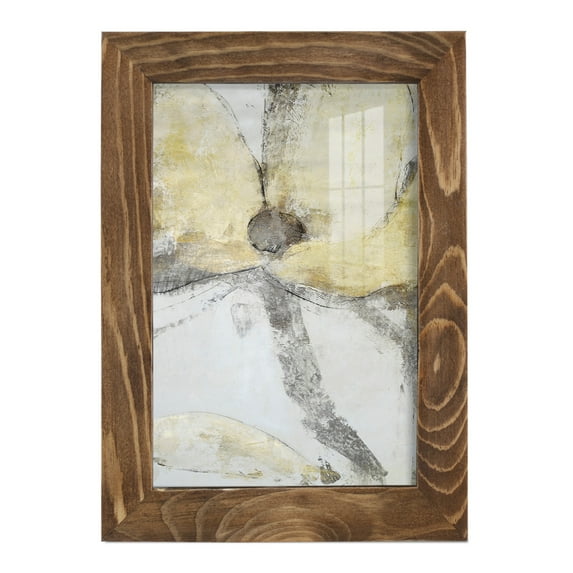 Une Fleur I - Framed Print w/glass - Walnut
