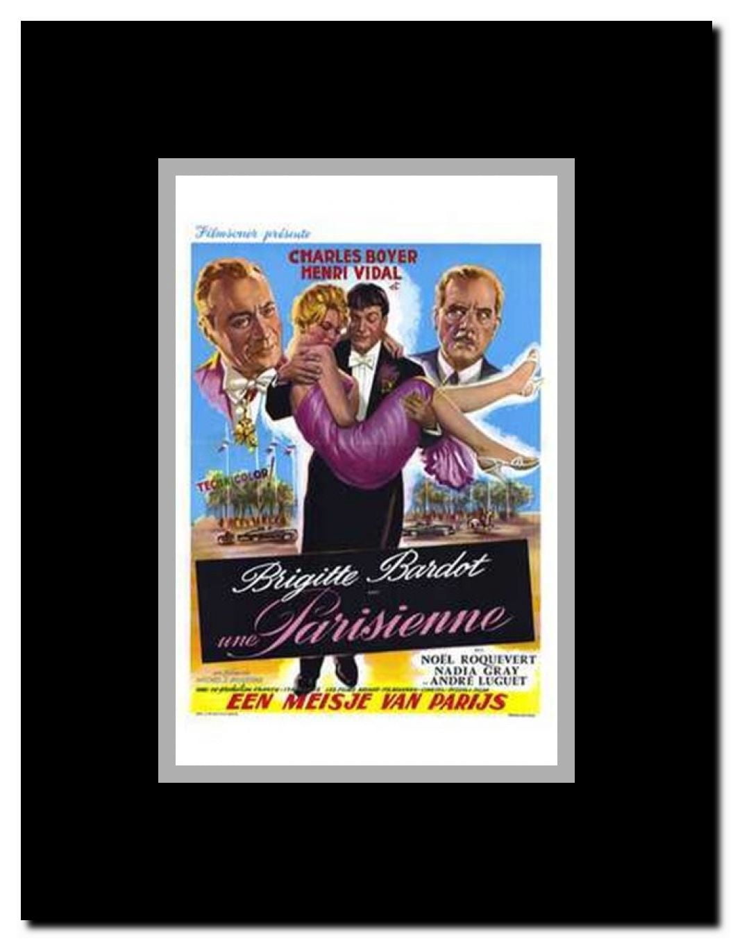 Une Parisienne Framed Movie Poster